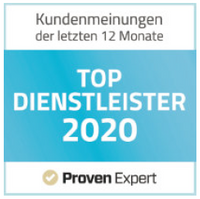 Siegel Provenexpert Top Dienstleister 2020